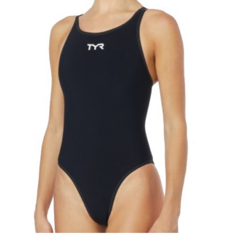 TYR Women's Black One-Piece Swimsuit - Sport Fit